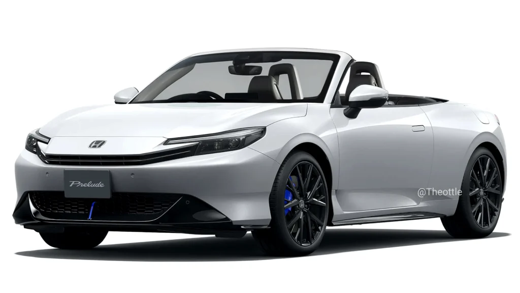This Prelude Convertible Render Answers A Question Honda Never Asked