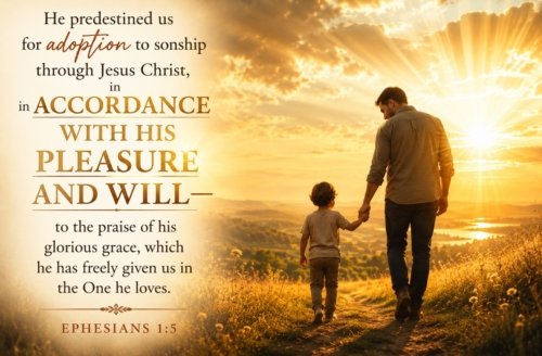 In Accordance with His Pleasure and Will – Ephesians 1:5