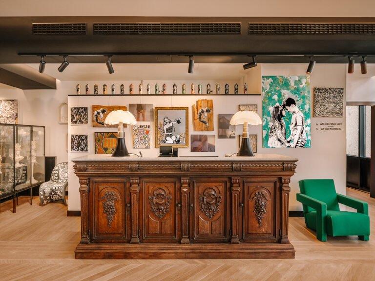 Marty Hotel Bordeaux Doubles as a Rotating Gallery for Local Artists