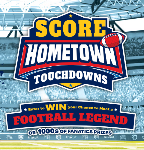 Enter the “Hometown Touchdowns” Sweepstakes (10,000+ Winners!)