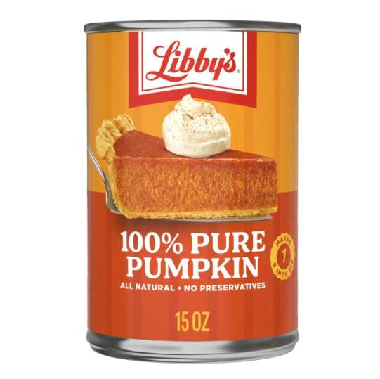 Libby’s 100% Pure Pumpkin Puree $1.77 at Walmart