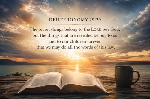 The Secret Things Belong to the Lord – Deuteronomy 29:29