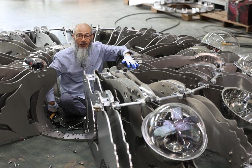 From gemstones to 10m giants: Wallace Chan's Vessels of Other Worlds spans Venice and Shanghai