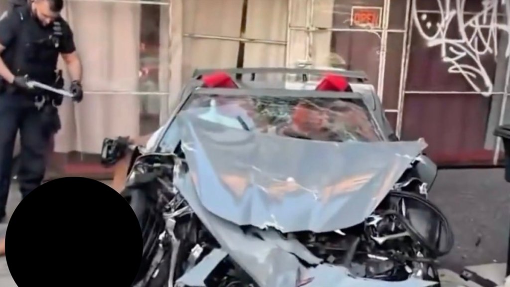 Corvette’s Alleged NYC Street Race Ends With Mercedes Airborne