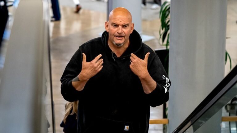 Fetterman pushes El-Sayed to continue campaigning with Piker: 'I dare you'