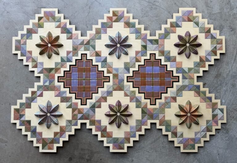 Nosheen Iqbal Translates Islamic Ornament into Meticulous Wood-and-Thread Patterns