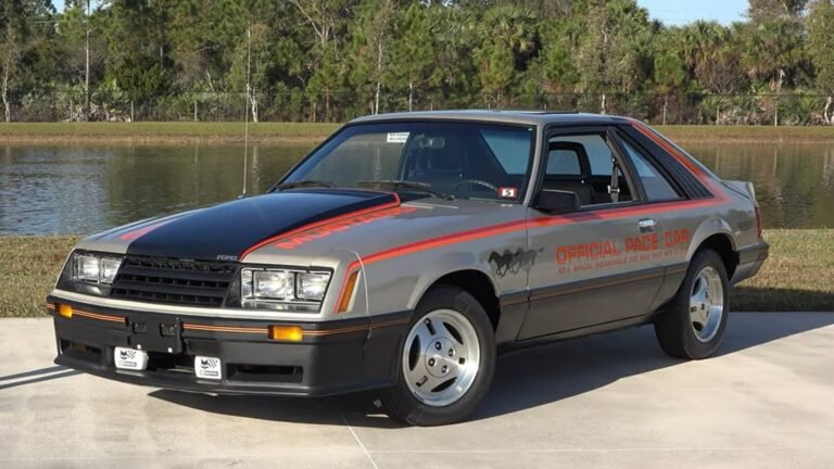 Why The 1979 Ford Mustang Indy 500 Pace Car Was Such A Big Deal