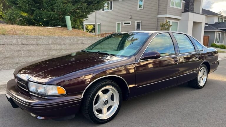 At $15,000, Would You Leap On This 1996 Chevy Impala SS?