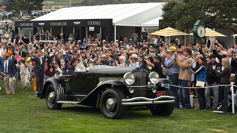 One-Of-Two 1935 Duesenberg SSJ Special Speedster Once Owned By Clark Gable Wins 75th Pebble Beach Concours