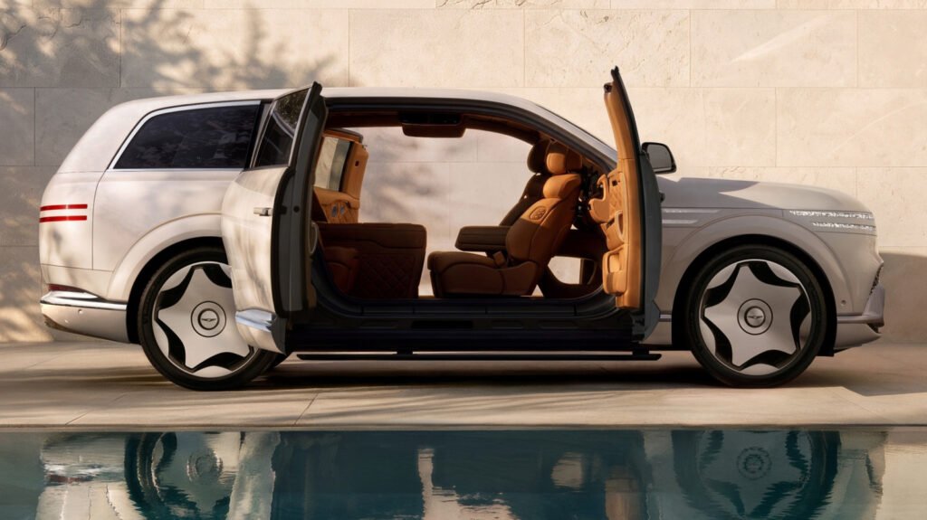 2027 Genesis GV90 Neolun Brutally Mogs Rolls-Royce With B-Pillar-Less Coach Doors And Heated Wood Floors