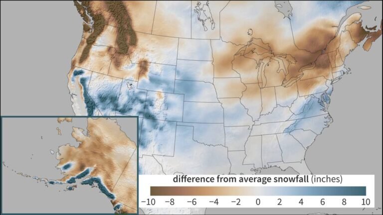 Super El Nino Map Reveals the One State Facing Even More Snow This Winter 
