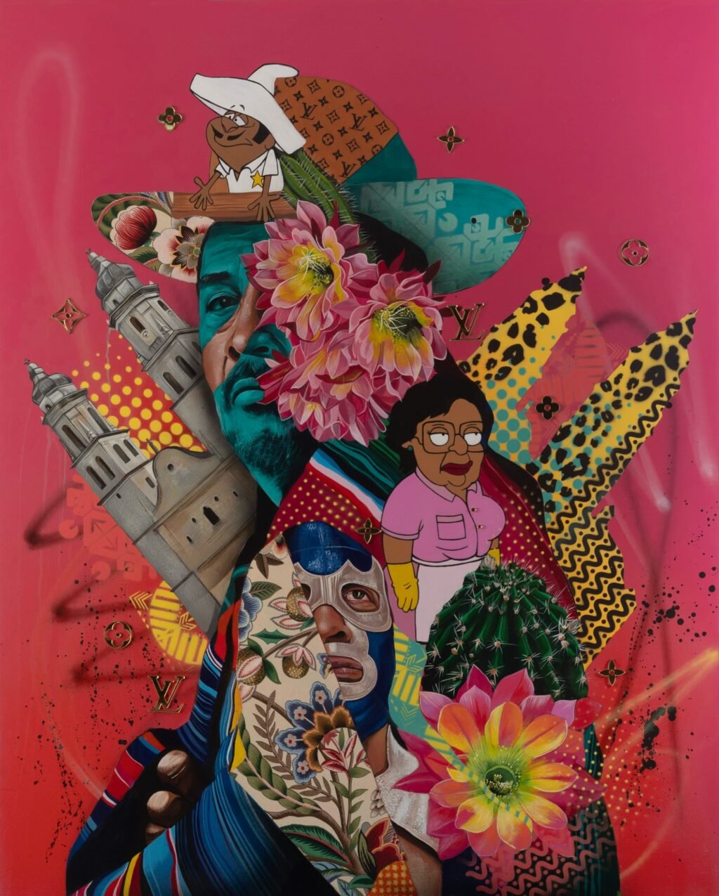 Marka27 Superimposes Pop Culture, Graffiti, and Political Critique in Urgent Portraits