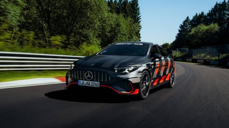 Mercedes-AMG’s 671-HP EV Just Beat a 1,000-HP Tesla at the Nürburgring