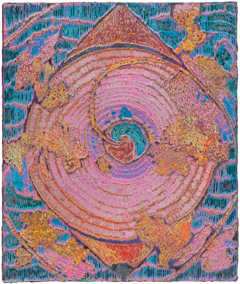 Monumental Painted Wood Carvings by Jiang Miao Center Mindfulness