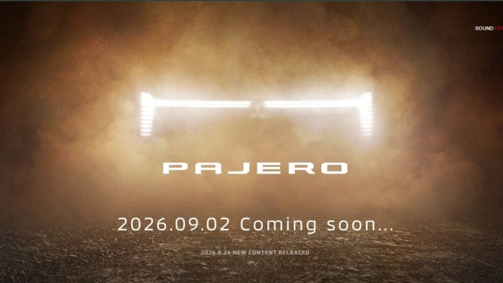 Mitsubishi Pajero Returns Next Week With Ladder Frame, Super All-Wheel Control