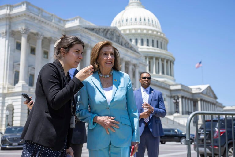 Nancy Pelosi is leaving Capitol Hill. Her team is still calling shots.