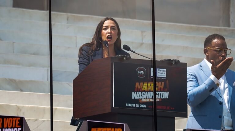 Sharpton compares Ocasio-Cortez to Chisholm at voting rights march