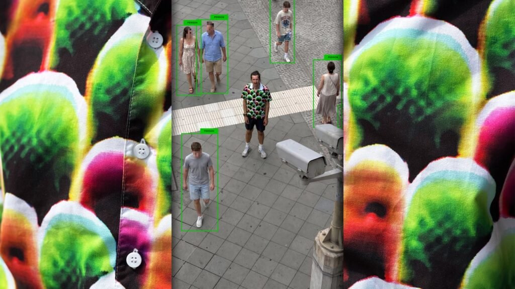 This shirt is like an AI invisibility cloak
