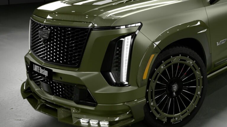 Nobody Needed A Matte Green Carbon Escalade-V, But Here’s One Anyway