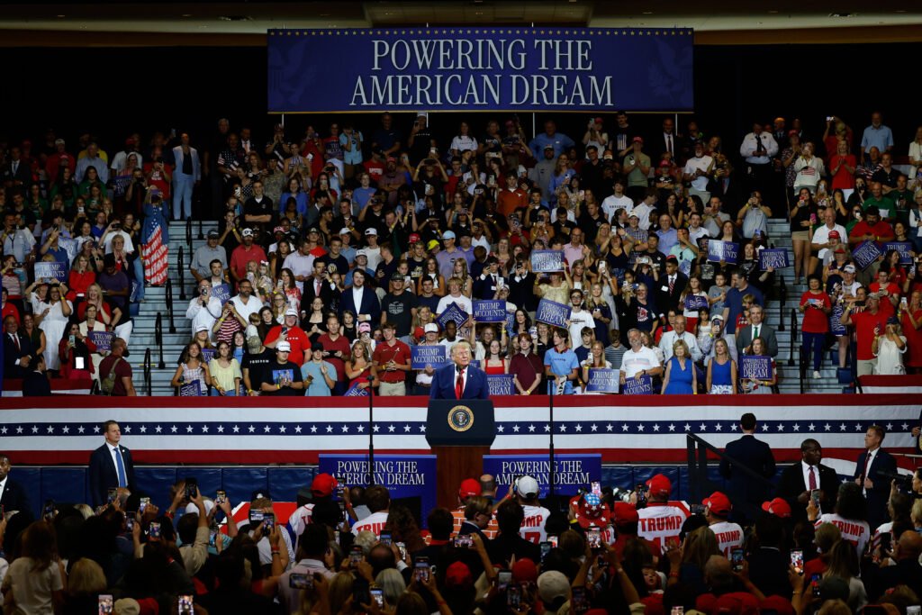 Trump’s biggest political event so far isn’t in a battleground state