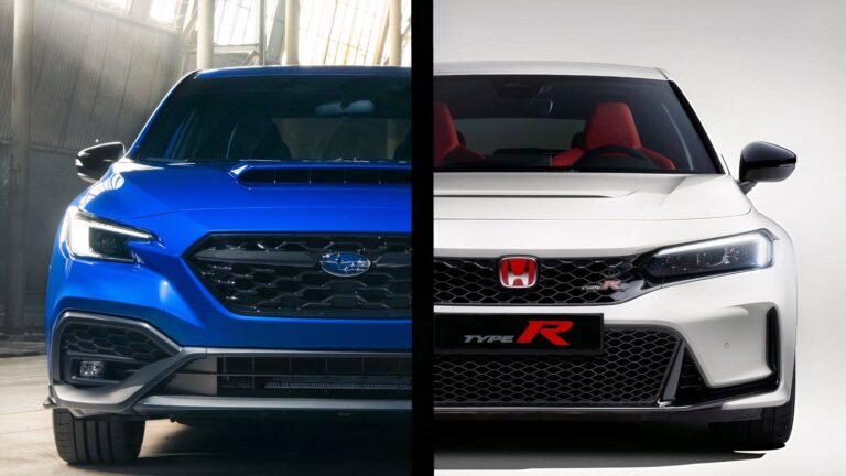 2026 Honda Civic Type R Vs. 2026 Subaru WRX: The $15K Price Gap Buys You A Mazdaspeed Miata
