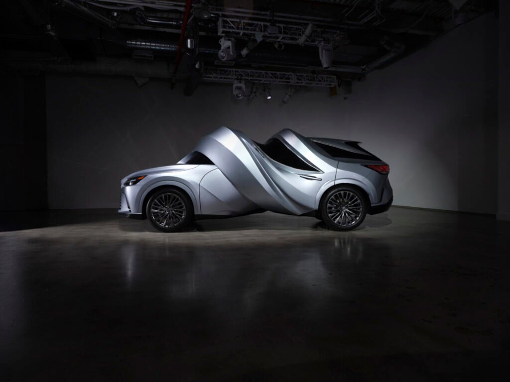 MSCHF Twists and Stretches Lexus Cars Into Surreal Sculptures