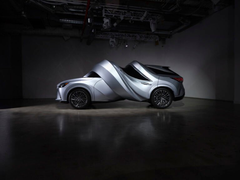 MSCHF Twists and Stretches Lexus Cars Into Surreal Sculptures