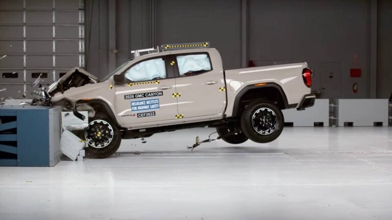 GMC Canyon Falls Short In Two Key IIHS Safety Tests