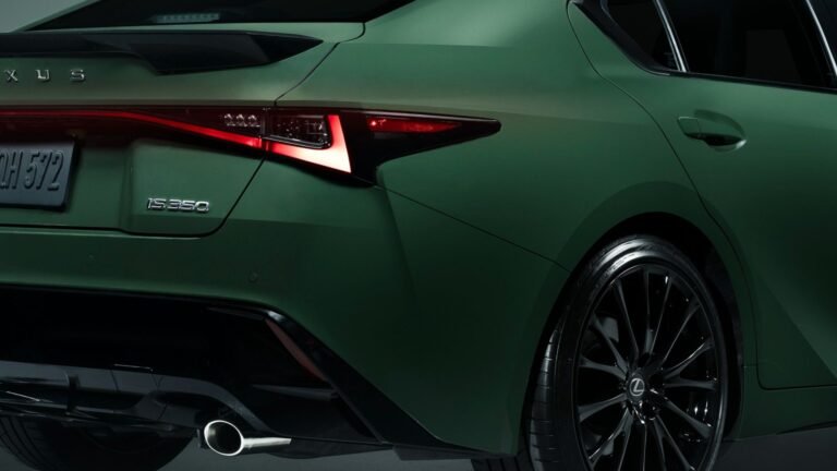 Lexus Hulks Out On Boring Silver BMWs With A Mean Green IS Sedan