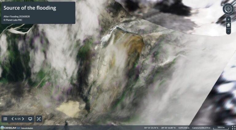 The landslide that caused the 26 August 2026 debris flow in Nepal and Tibet
