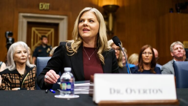 Trump FDA pick dodges vaccine, abortion questions at Senate confirmation hearing