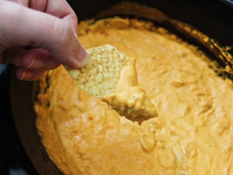 I make this 6-ingredient slow-cooker Buffalo chicken dip every game day. It's always a crowd-pleaser.