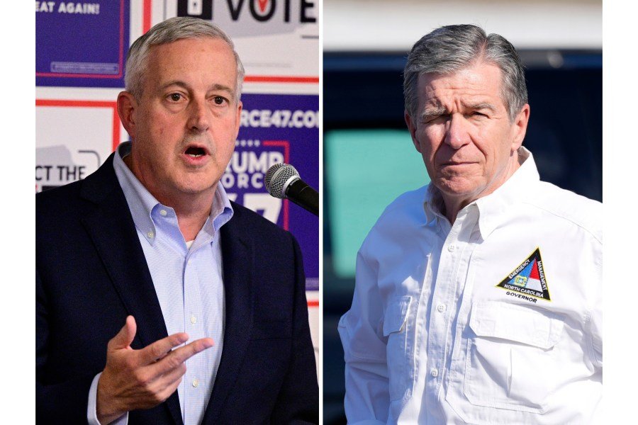 Trump seeks to help Republican in uphill North Carolina battle