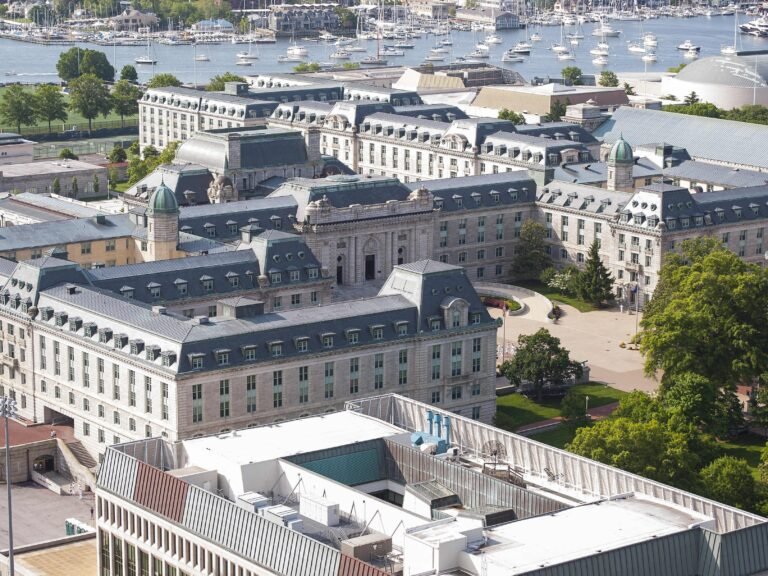Inside the world's largest college dorm, a 1.4 million-square-foot Naval Academy building with over 4,600 beds and its own ZIP code