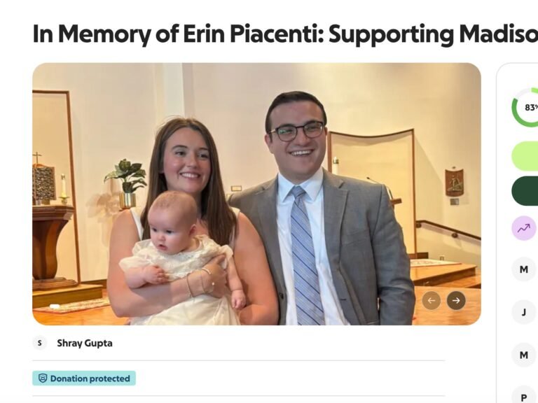 A GoFundMe raises more than $600,000 for newborn daughter of BofA employee Erin Piacenti killed in Times Square stabbing