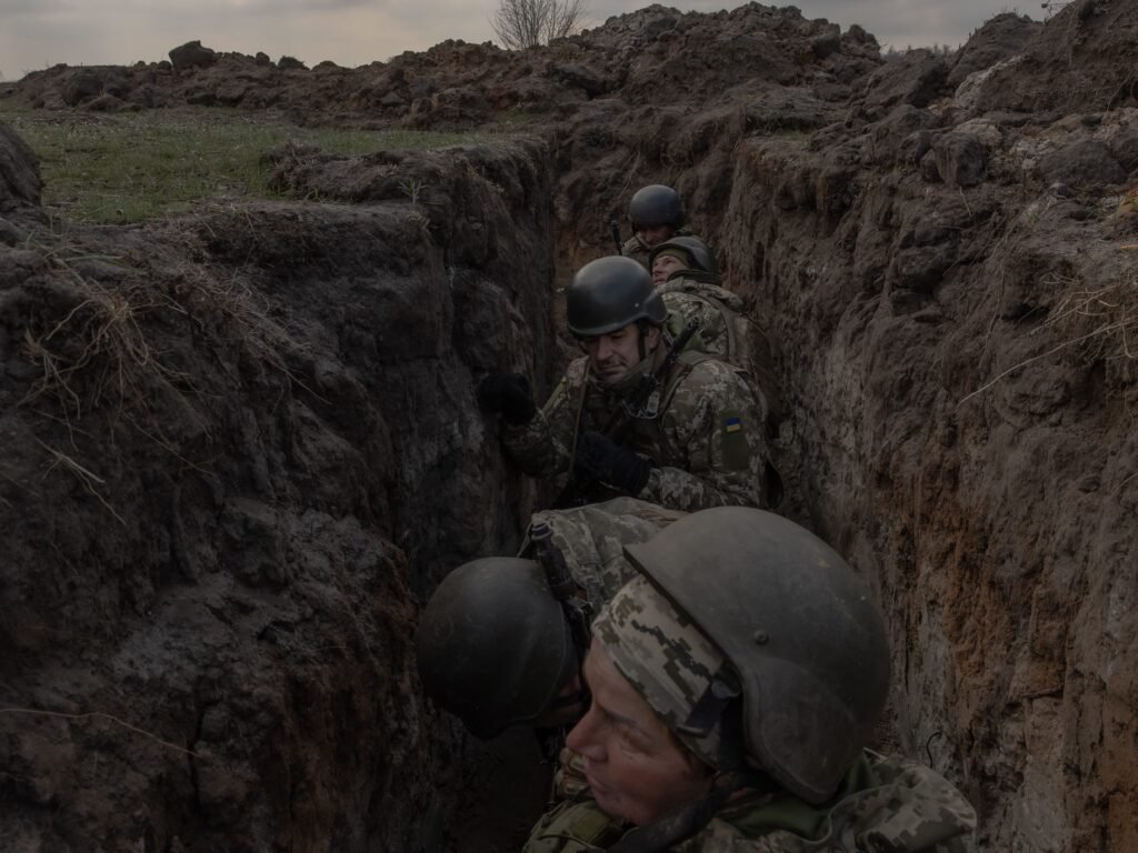 Ukraine's front lines are so dangerous that troops take casualties just moving in and out of their own trenches
