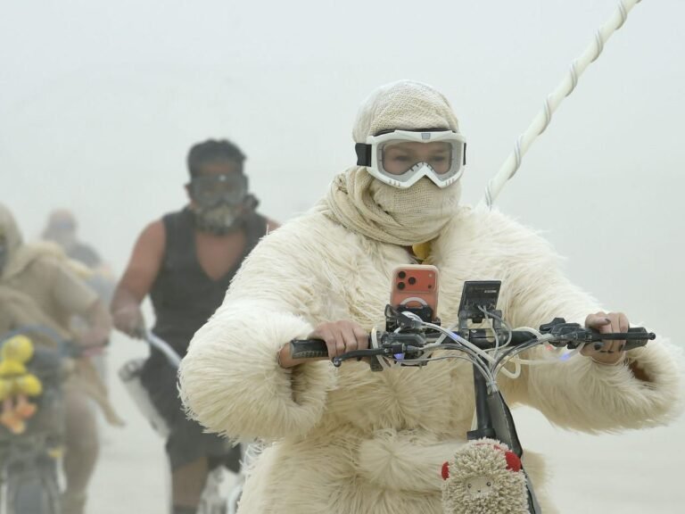 19 surreal photos show the mud, chaos, and glamour of Burning Man