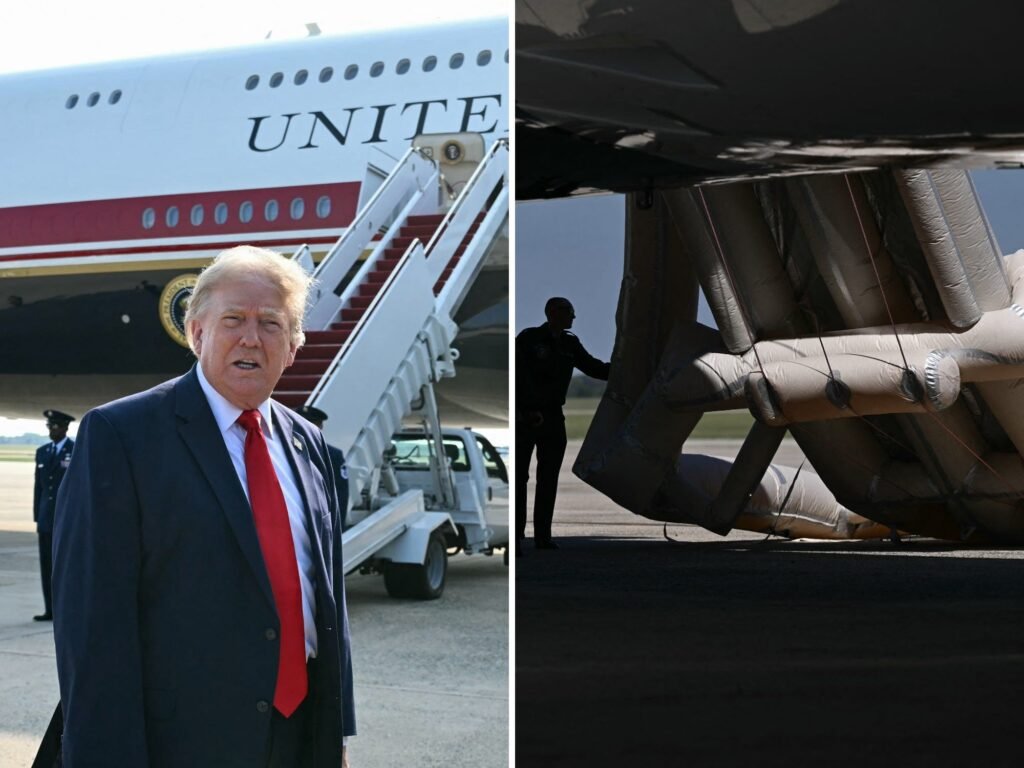 Trump's new Air Force One has had a rough journey of security concerns and operational mishaps. Here's a complete timeline.