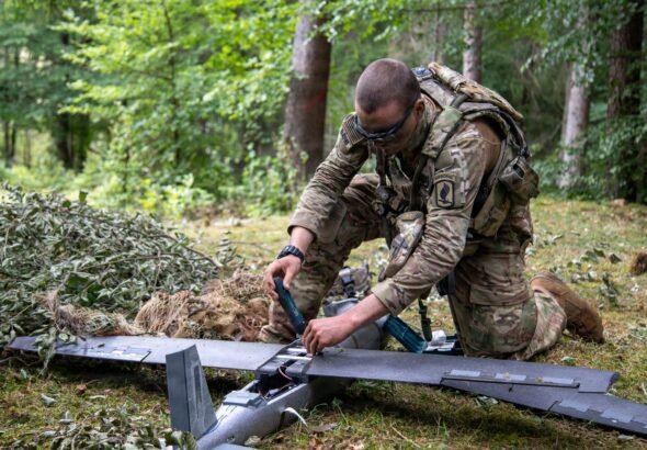 Half the drones in a recent US Army combat exercise were designed to be expendable