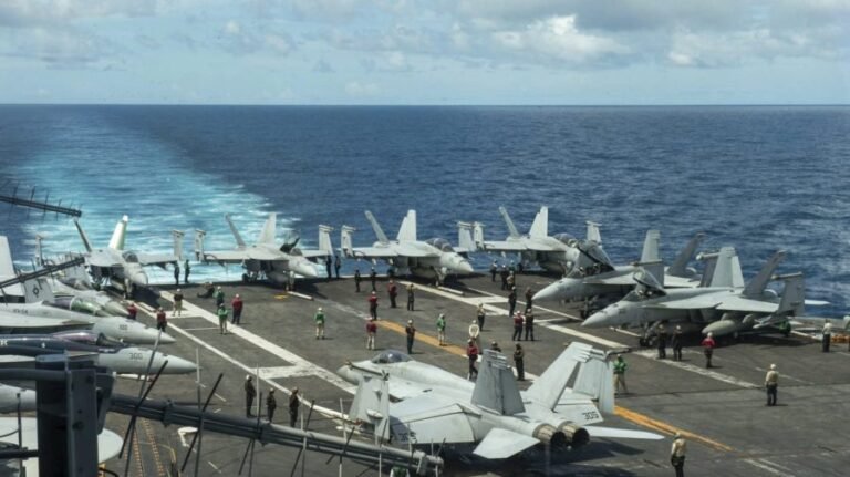 US aircraft carrier deploys to Middle East to relieve USS George Washington