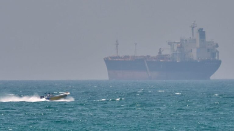 Iran says it struck oil tanker in Strait of Hormuz