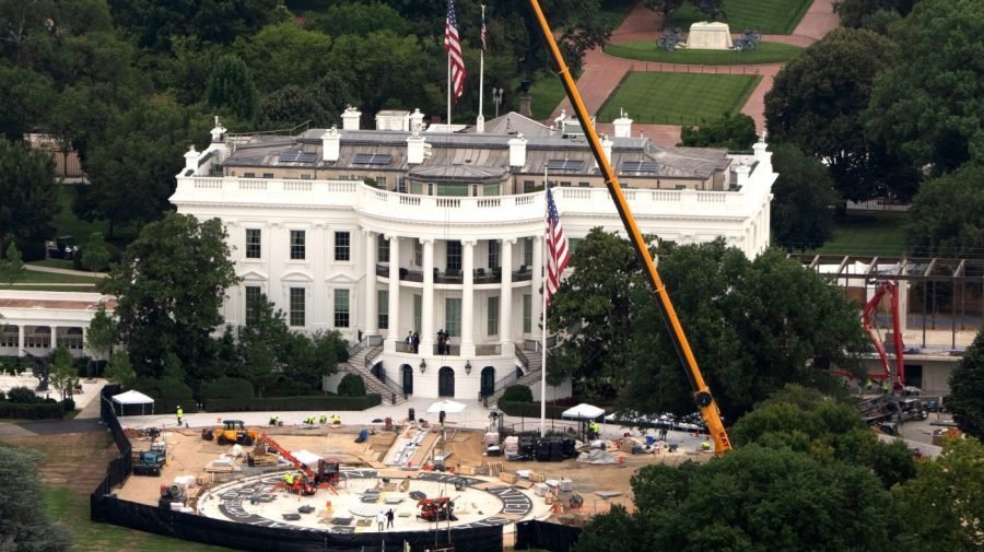 Trump says White House helipad work is done after August project restart