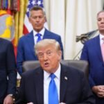 Trump posts map with American flag emblazoned over Canada, Greenland, Mexico