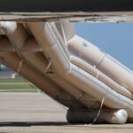 Qatari-gifted Air Force One deploys inflatable slide before departing for GOP convention in Texas