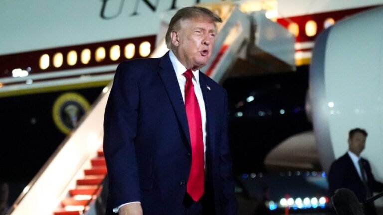 Trump returns to White House as State Department issues security alerts for Middle East