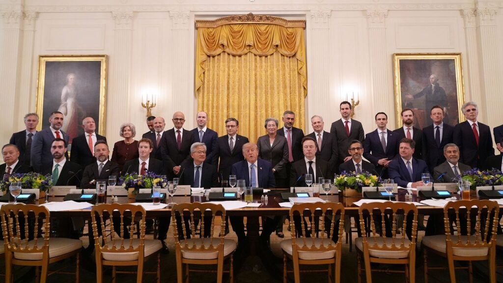 Anthropic, Google, and Meta CEOs pledge to ‘self police’ AI development, says Trump