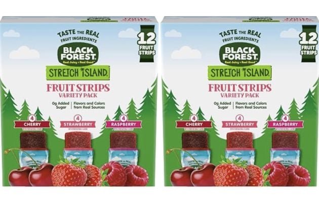 Black Forest Stretch Island Fruit Strips, 24 count only $9.98 shipped!