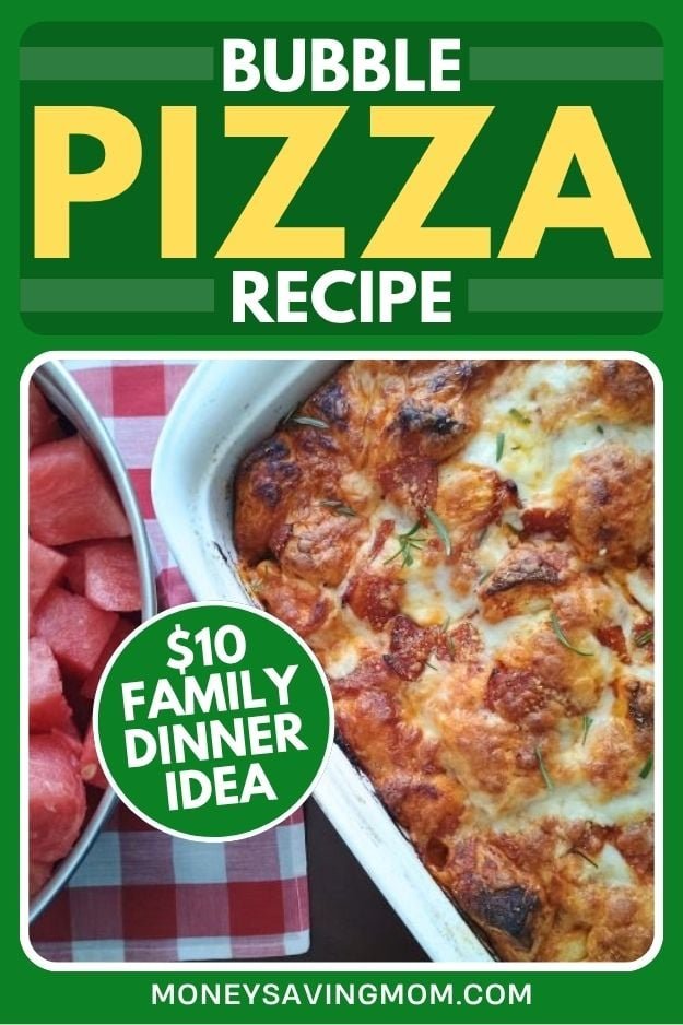 Bubble Pizza ($10 Family Dinner Idea)
