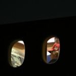 Trump appears to review poster about Kennedy Center demolition on Air Force One