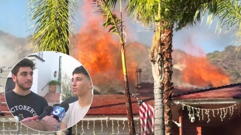 Brothers rescue group of elderly people from burning California assisted living facility